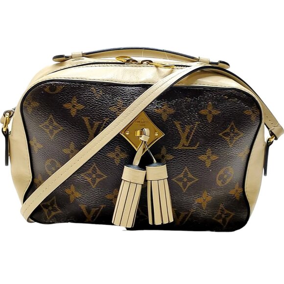 793624BV (EH) Louis Vuitton Crossbody Bag Sainton J Brown Monogram - Picture 1 of 10